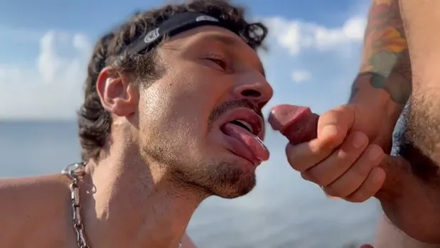 Alex Kof Getting fucked outside by Seth Knight