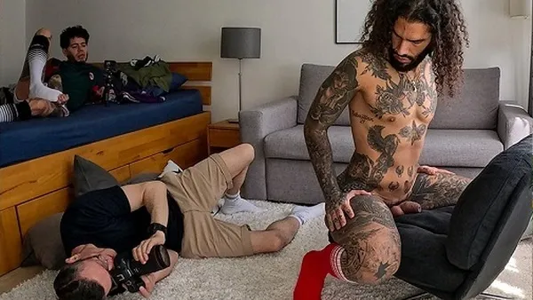 Behind the scenes with our hot mate Adonay Armas