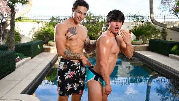 Jayden Marcos, Seth Peterson – Pool Day